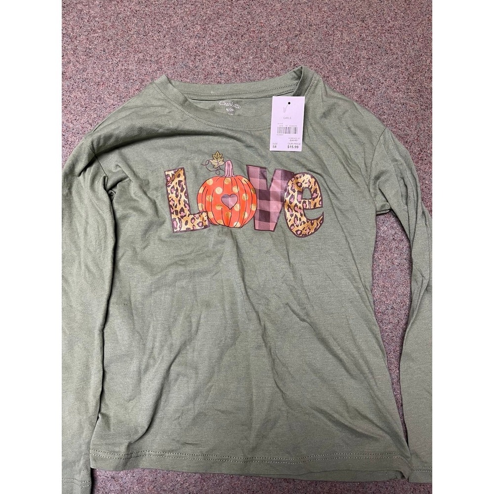 Girl's Fall long sleeve shirt. Cato "Charlotte". Size 8‎ NWT